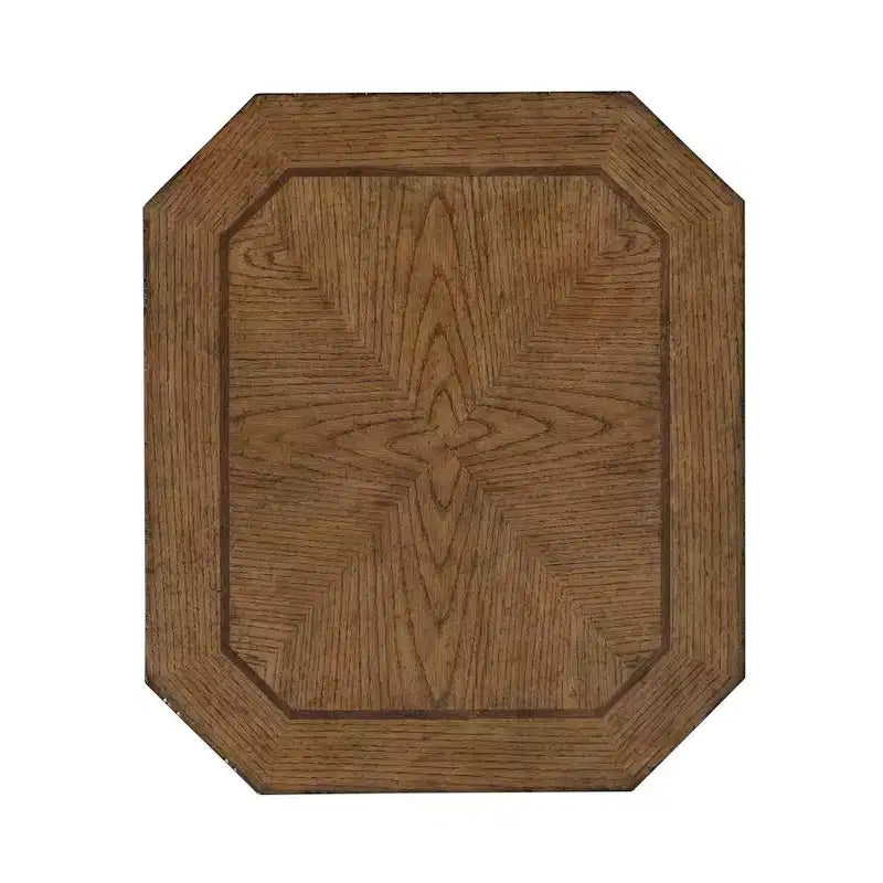 Liberty Furniture, Tavolino esagonale Carolina Park per soggiorno - Rovere marrone ambra