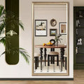 32 x 70 Inch Copper Artificial Wood Frame Full Length Mirror With a Bracket for Bedroom Living Room Floor Mirror