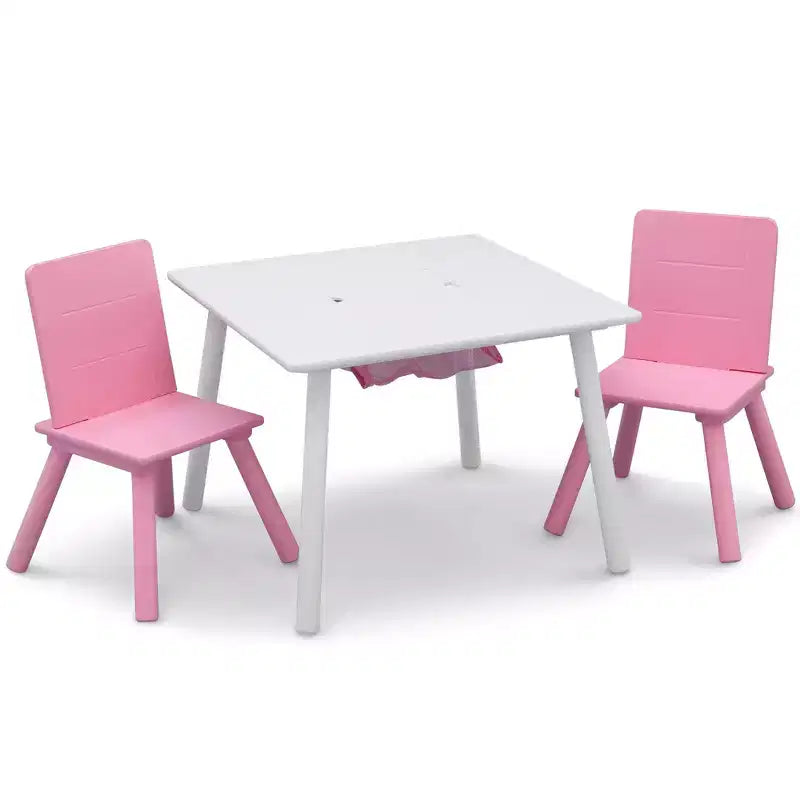 Set tavolo e 2 sedie per bambini Delta Children con contenitore