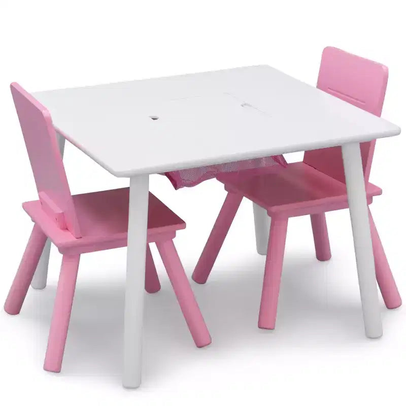 Set tavolo e 2 sedie per bambini Delta Children con contenitore