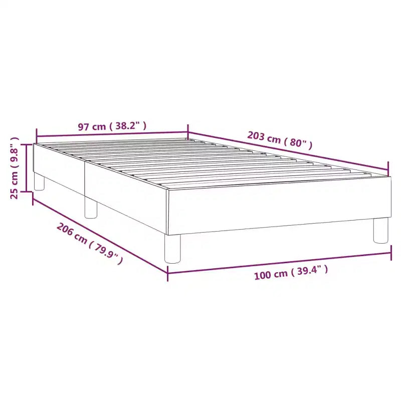 Giroletto in Tessuto Grigio Scuro (100% poliestere), compensato, legno ingegnerizzato
