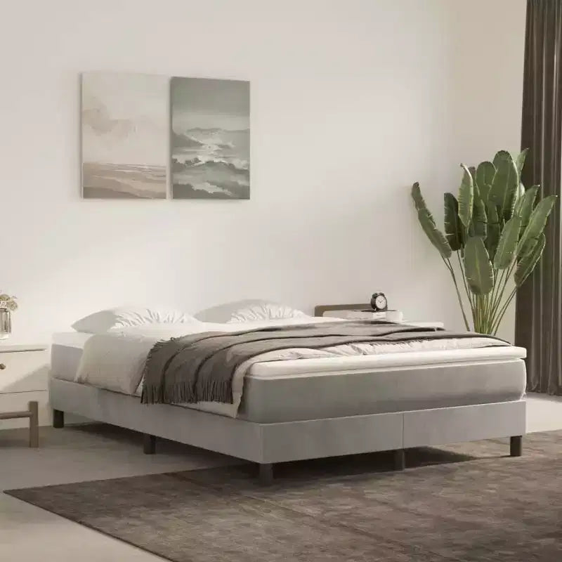 Bed Frame Light Gray