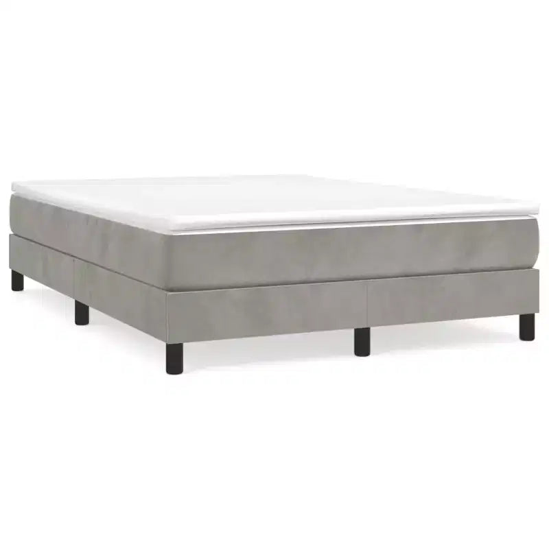 Struttura letto grigio chiaro