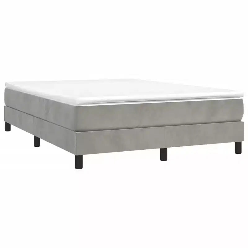 Struttura letto grigio chiaro