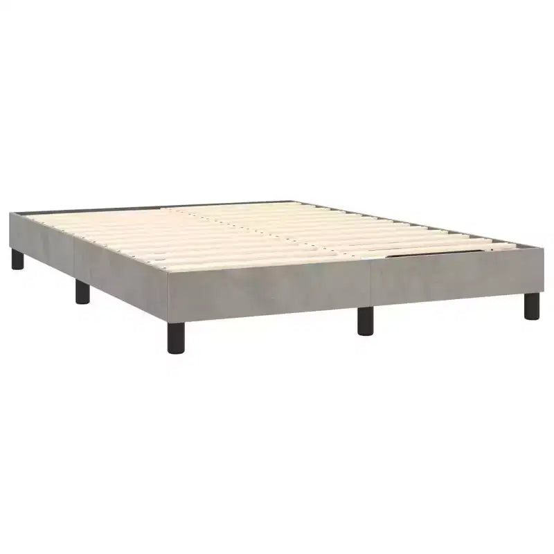 Struttura letto grigio chiaro