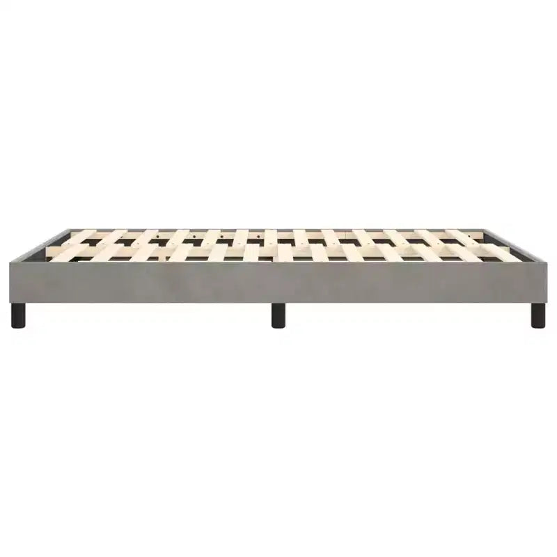 Struttura letto grigio chiaro