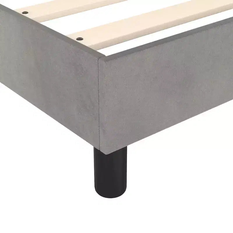 Struttura letto grigio chiaro