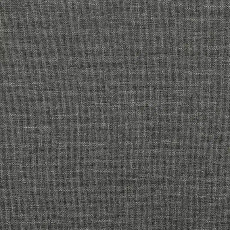 Base Letto a Doghe Grigio Scuro Tessuto Twin XL (Solo USA)