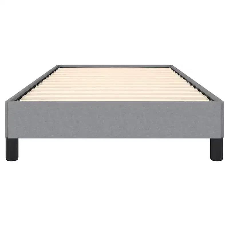 Base letto in poliestere grigio chiaro, multistrato, legno composito Twin XL