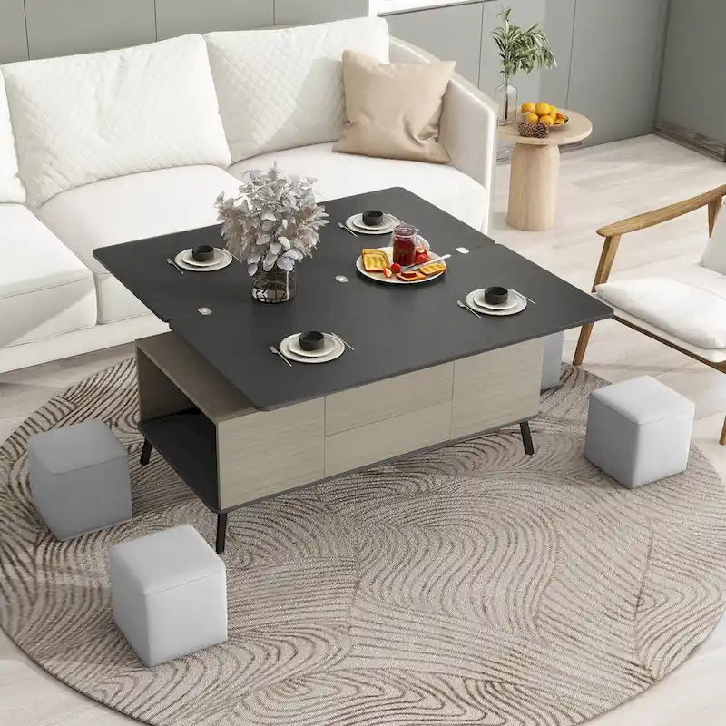 5 Pieces Lift Top Coffee Table