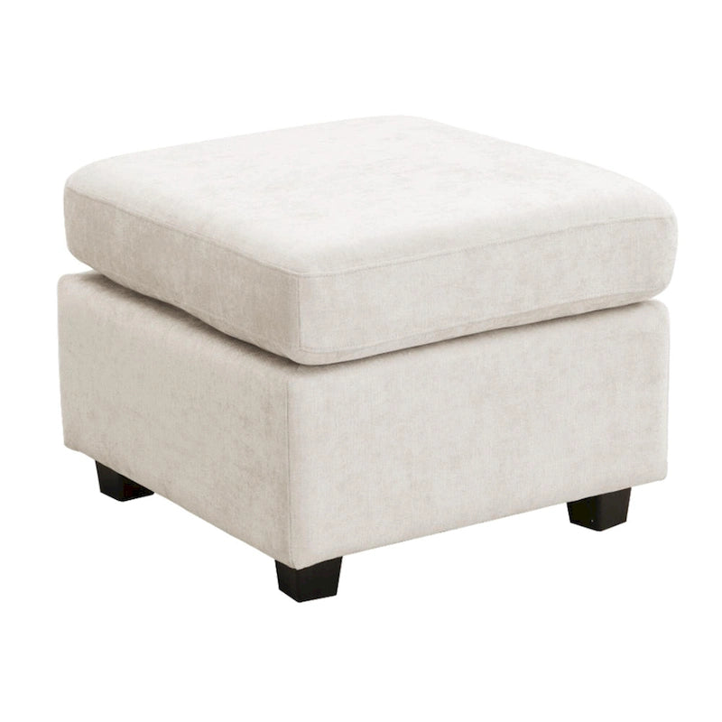 103 Sectional Sofa Couch Sofa Bed U-shaped Sofa with Two Movable Ottoman and Three USB Ports for Living Room, Beige