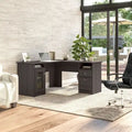 Cabot 60W L Shaped Computer Desk with Storage by Bush Furniture