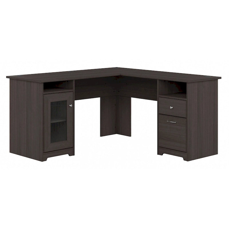 Cabot 60W L Shaped Computer Desk with Storage by Bush Furniture