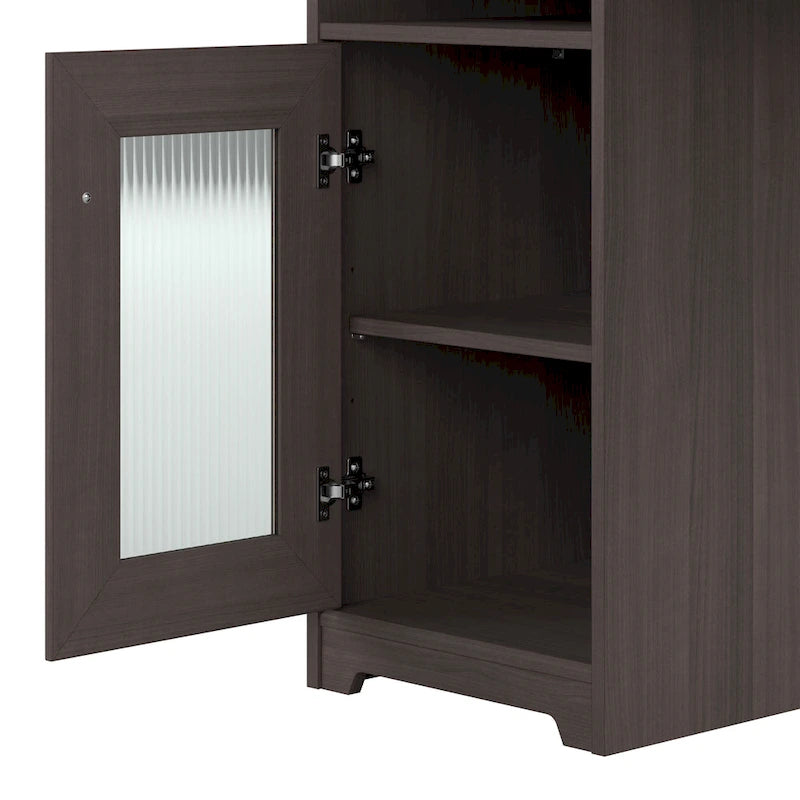 Cabot 60W L Shaped Computer Desk with Storage by Bush Furniture