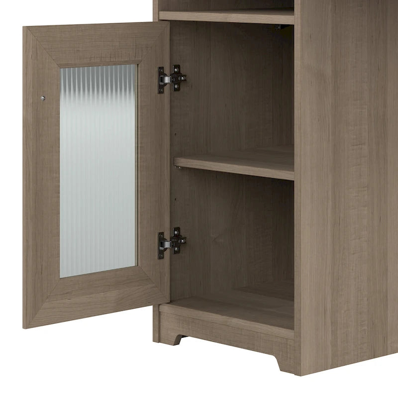 Cabot 60W L Shaped Computer Desk with Storage by Bush Furniture