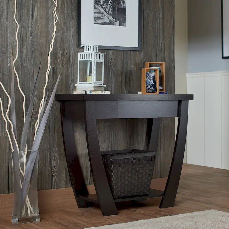 Tavolo consolle da 91 cm a 1 ripiano Cataraqui Borramora Modern di Copper Grove
