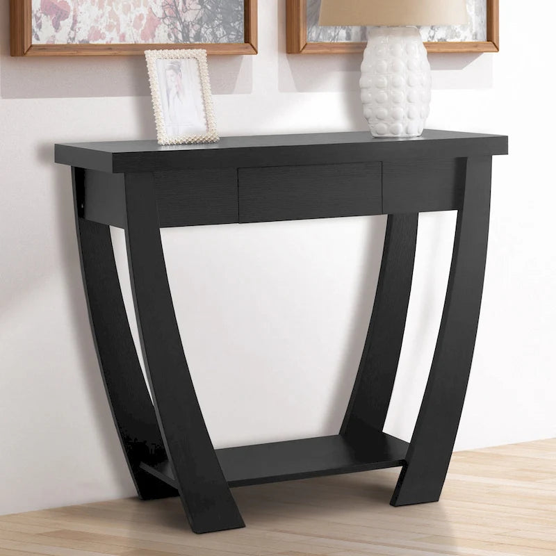 Tavolo consolle da 91 cm a 1 ripiano Cataraqui Borramora Modern di Copper Grove