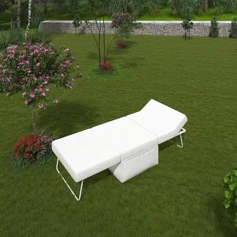 Pouff Letto Pieghevole Convertibile 4 in 1