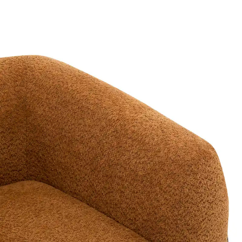 Tina Modern Upholstered Boucle Arm Club Chair by Christopher Knight Home