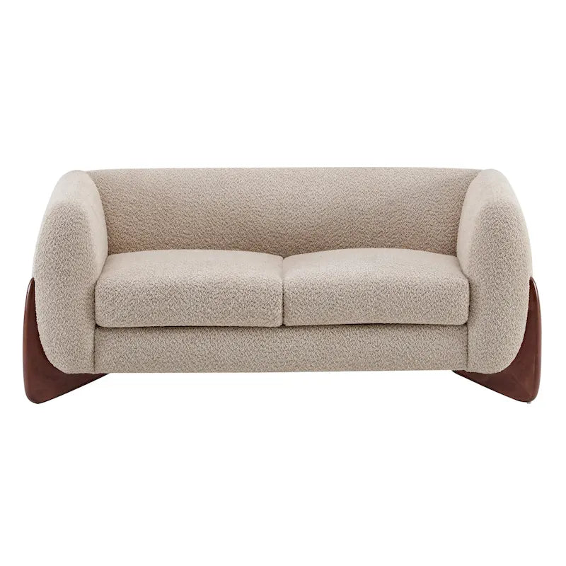 Arion Upholstered Boucle 2-Piece Living Room Sofa Set by Christopher Knight Home