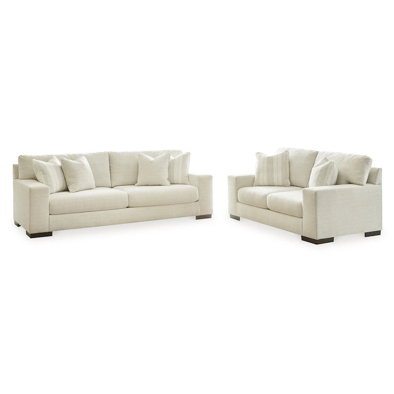 Signature Design by Ashley Maggie White 2-Piece Upholstery Package - 96W x 40D x 37H