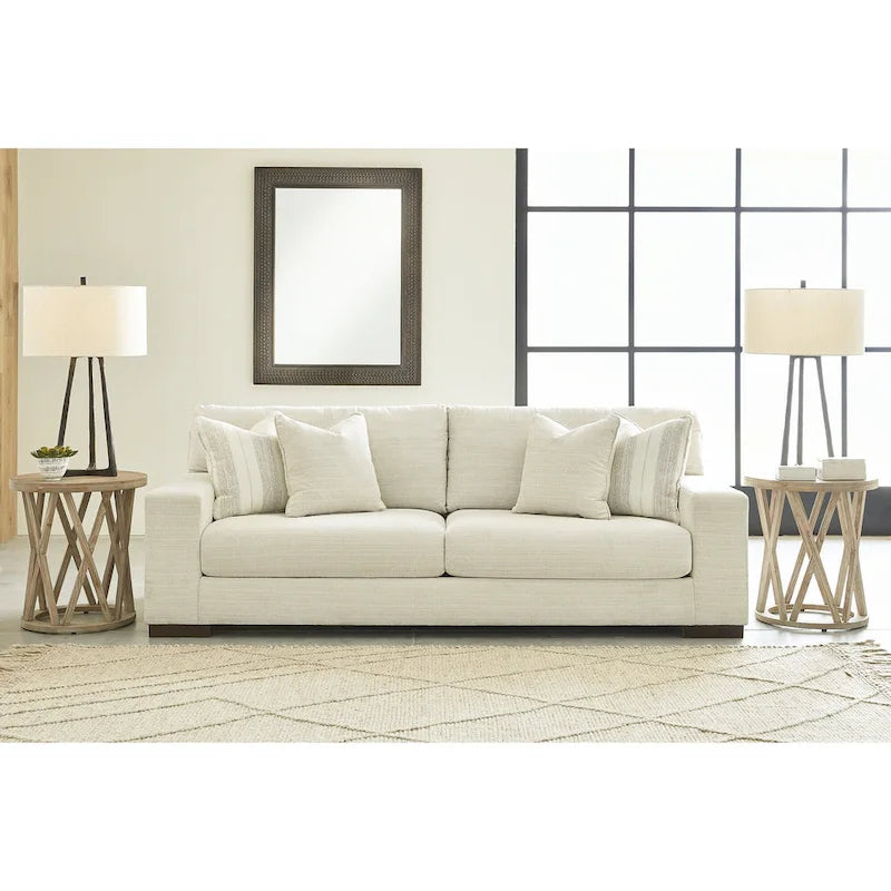 Signature Design by Ashley Maggie White 2-Piece Upholstery Package - 96W x 40D x 37H