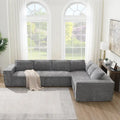 Divano Modulare Minimalista con Materiali Avanzati per Comfort e Stile