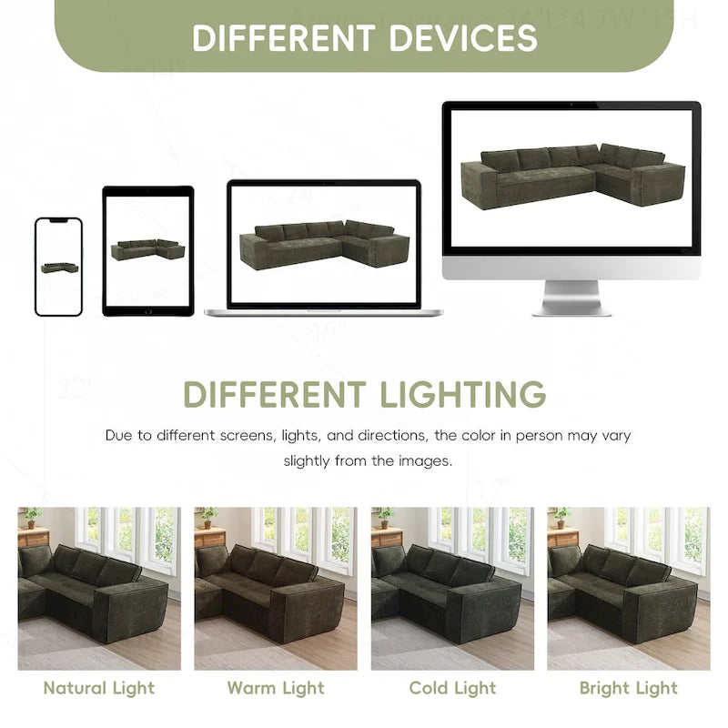 Divano Modulare Minimalista con Materiali Avanzati per Comfort e Stile