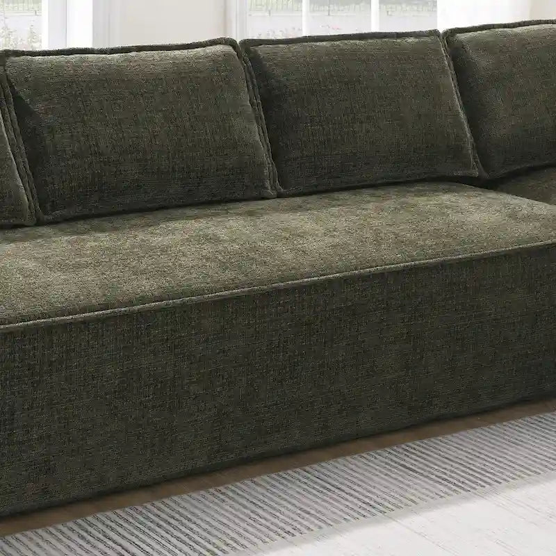 Divano Modulare Minimalista con Materiali Avanzati per Comfort e Stile