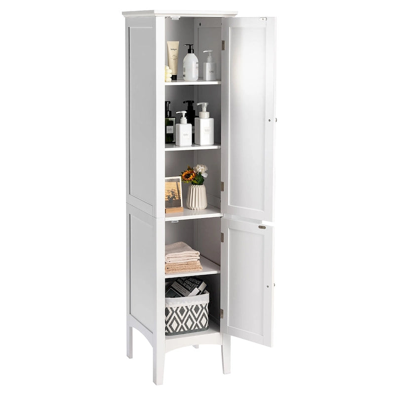 Costway Bathroom Storage Freestanding Cabinet Linen Tower Kitchen - See Details