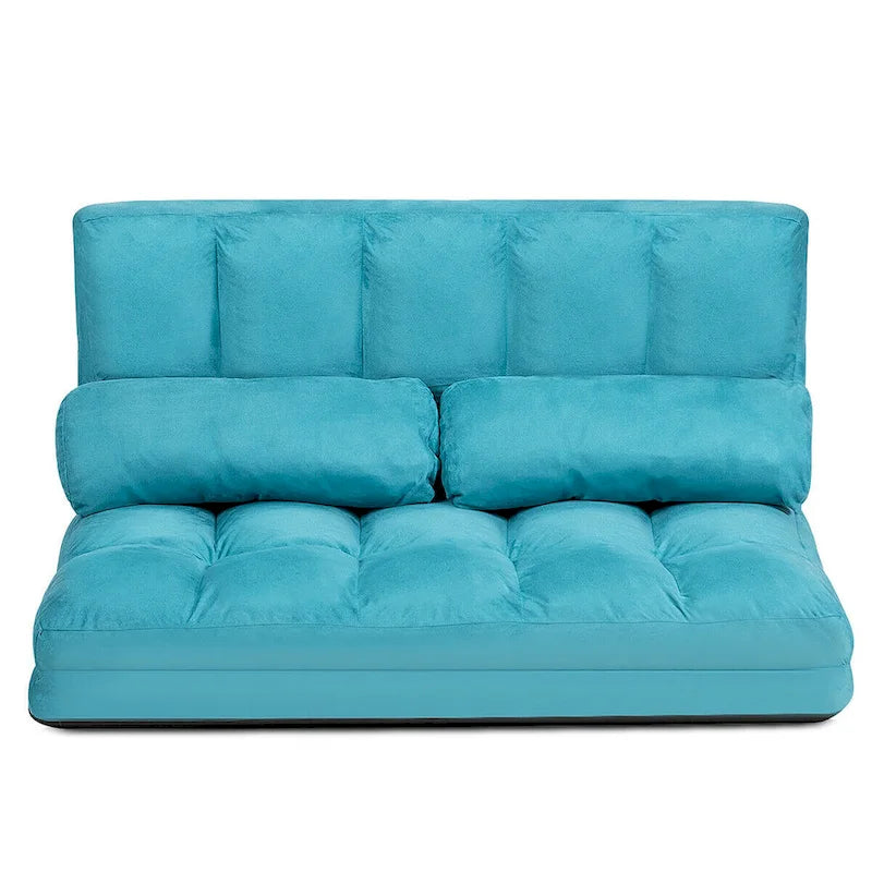 Costway Foldable Floor Sofa Bed 6-Position Adjustable Lounge Couch