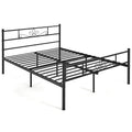 Costway Twin/Queen/Full Metal Platform Bed Frame with Headboard and