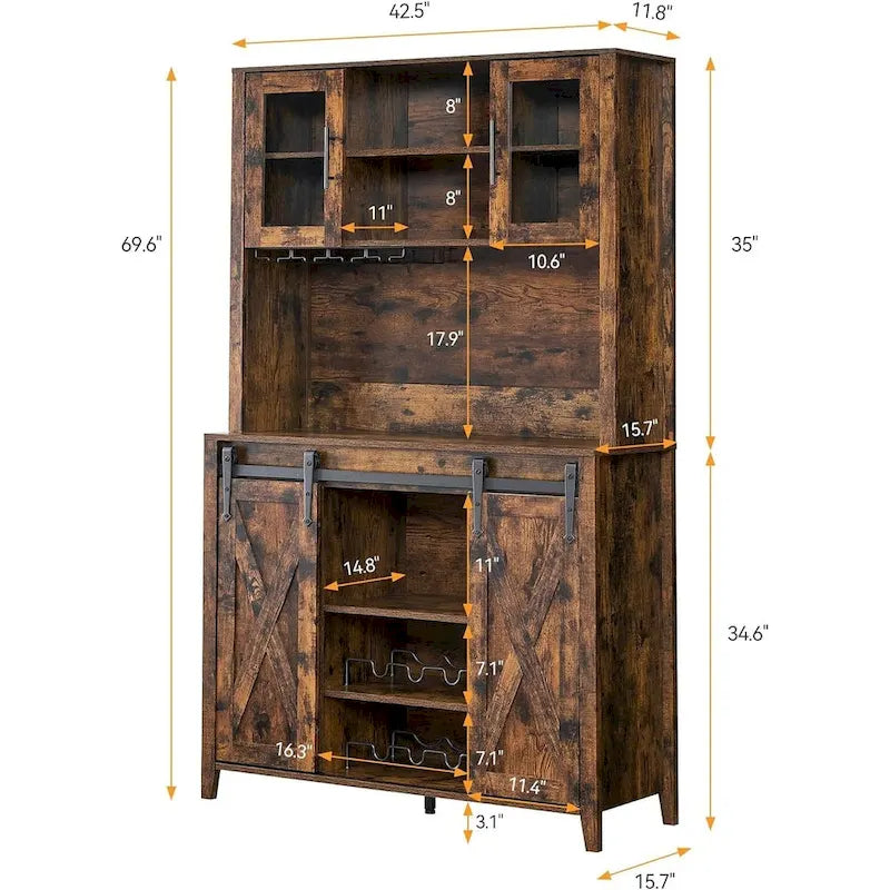 Mobile bar da caffè rustico