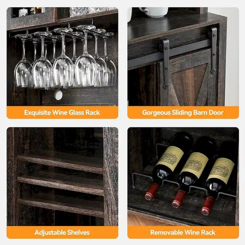 Mobile bar da caffè rustico