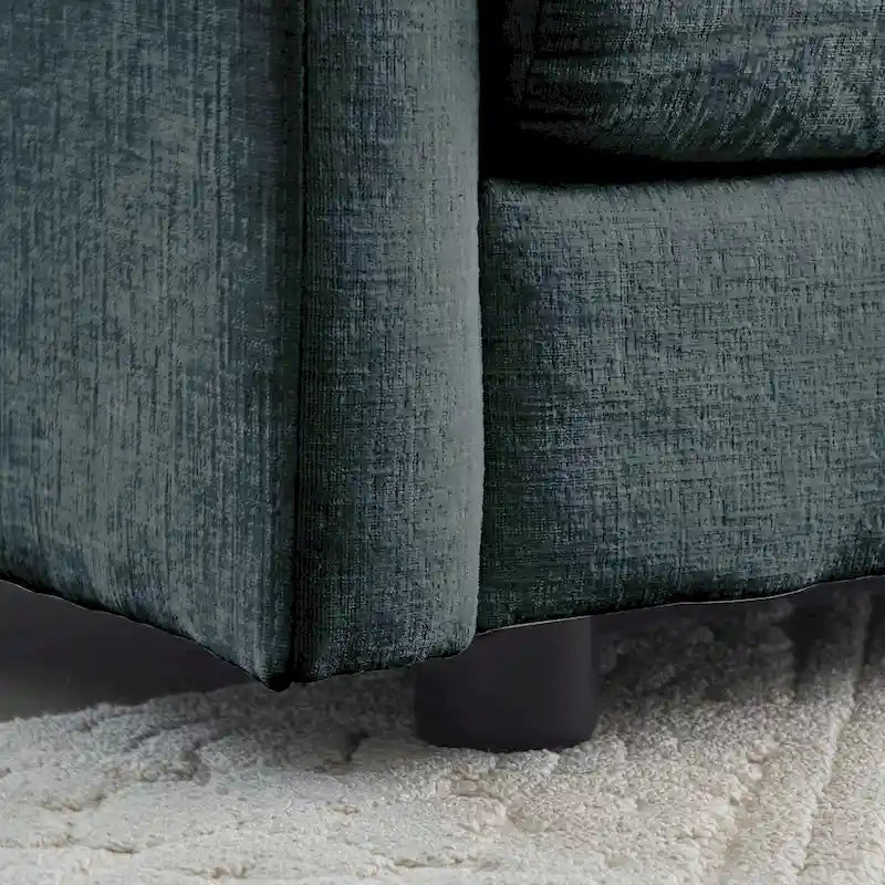 111.5 Chenille 4-Seater Sofa with Customizable Configurations and Premium Comfort