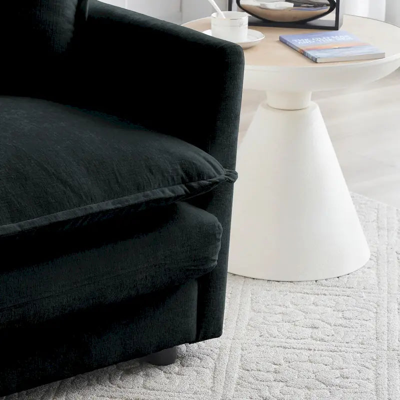 111.5 Chenille 4-Seater Sofa with Customizable Configurations and Premium Comfort
