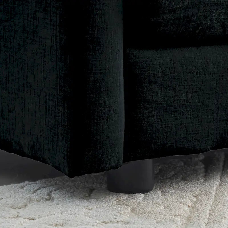 111.5 Chenille 4-Seater Sofa with Customizable Configurations and Premium Comfort