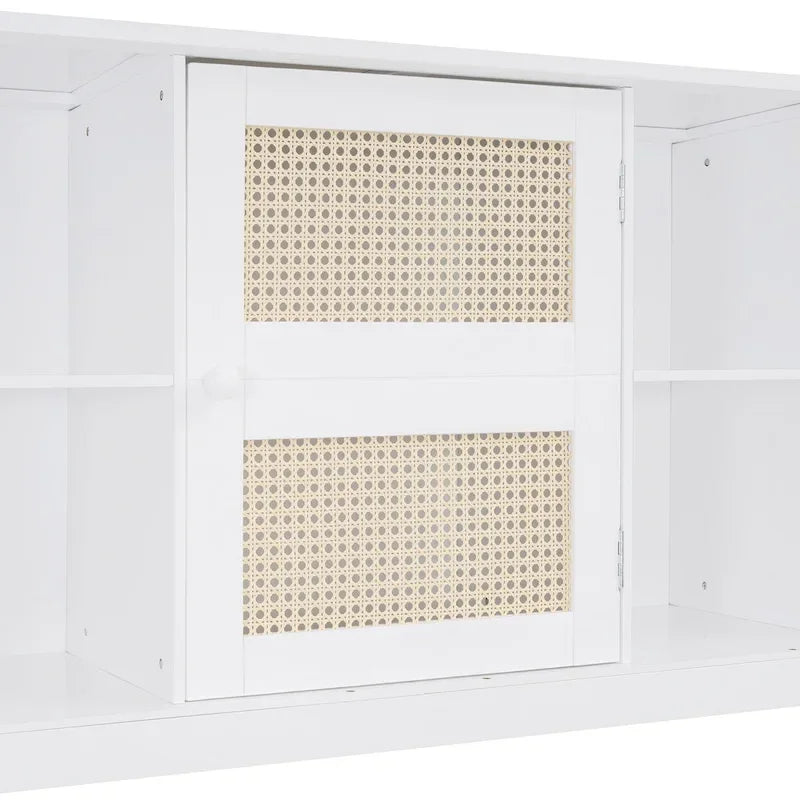 Letto a Giorno con Ampia Libreria in Legno, con Letto Estraibile e Armadio Superiore