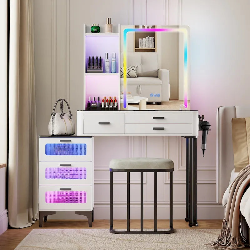 Toeletta per il trucco con luce a LED