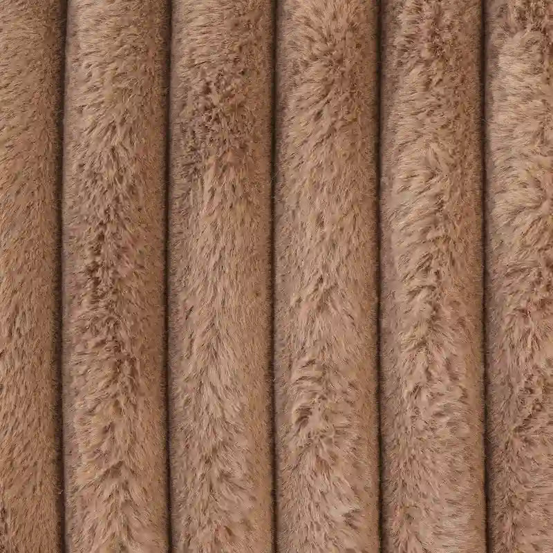Divano Sezionale Modulare a U Morbido in Peluche Imbottito con Imbottitura in Piuma per Soggiorno - 5 Posti/6 Posti