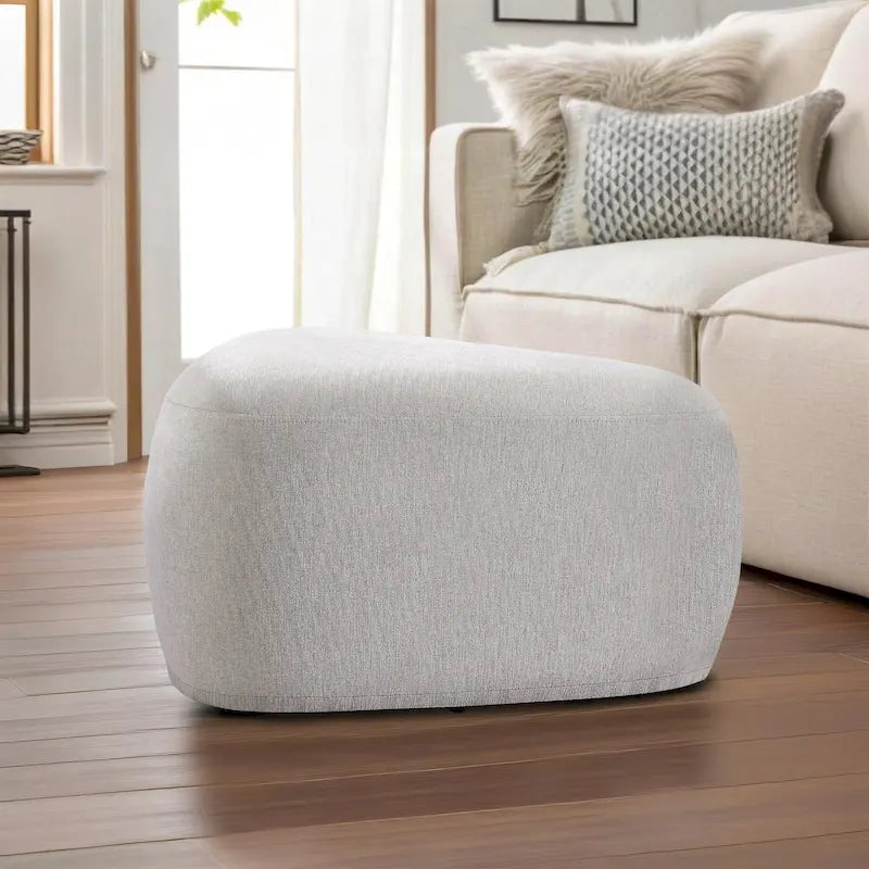 26 Poggiapiedi e pouf, pouf ottomano in tessuto moderno