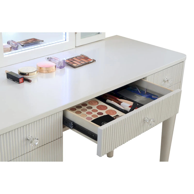 AGODY Mirrored Vanity with LED Light