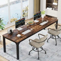 78.7 inches Extra Long Computer Desk 2 Person, Wide Double Office Writing Workstation