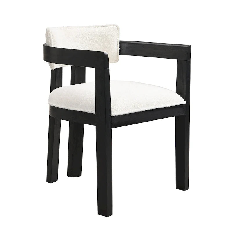 Sedia da pranzo moderna e sofisticata Conrad con braccioli di Christopher Knight Home