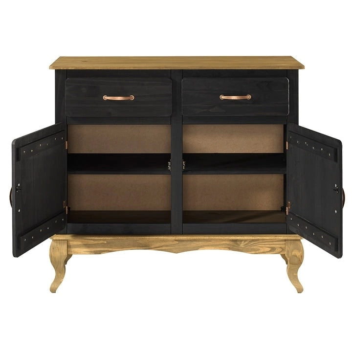 Credenza in legno verde