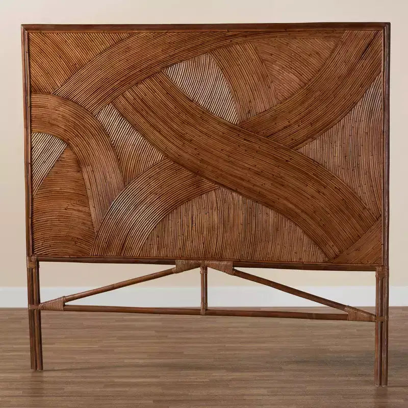 Testata Indipendente in Rattan Elettra di bali & pari King: Realizzata a Mano, Nessun Assemblaggio, Design Bohemien