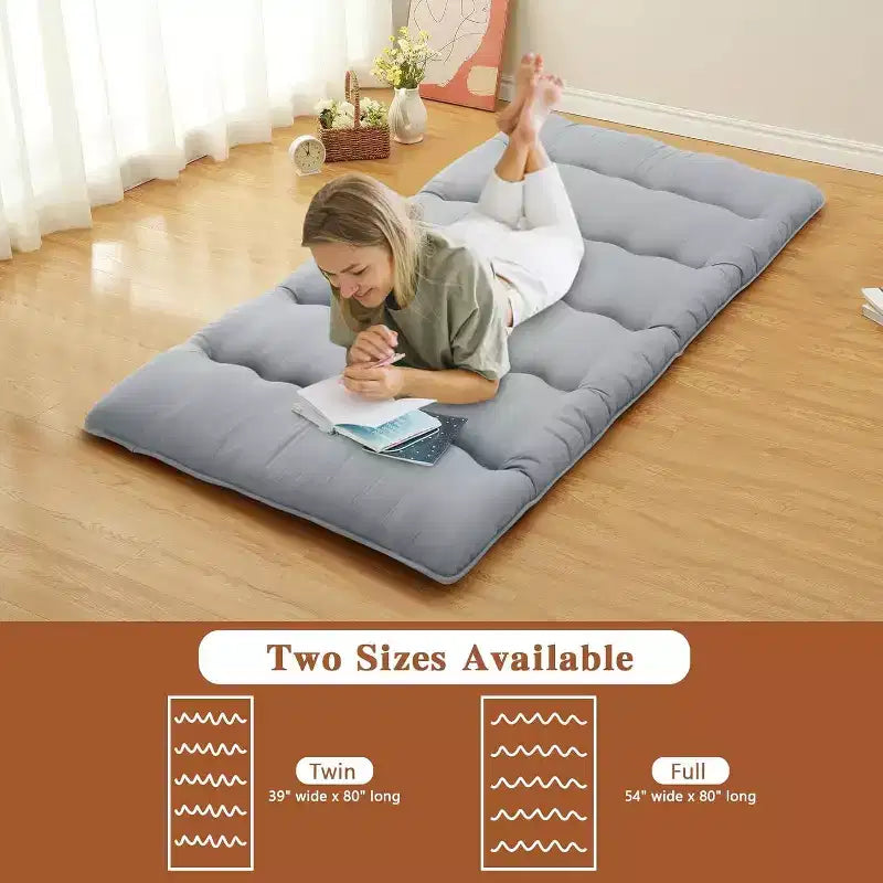 Materasso Futon Giapponese, Materassino Pieghevole da Pavimento, Tappetino Tatami per Casa, Materasso da Campeggio