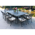 Set da pranzo Manasquan da 13 pezzi in alluminio canna di fucile di Havenside Home