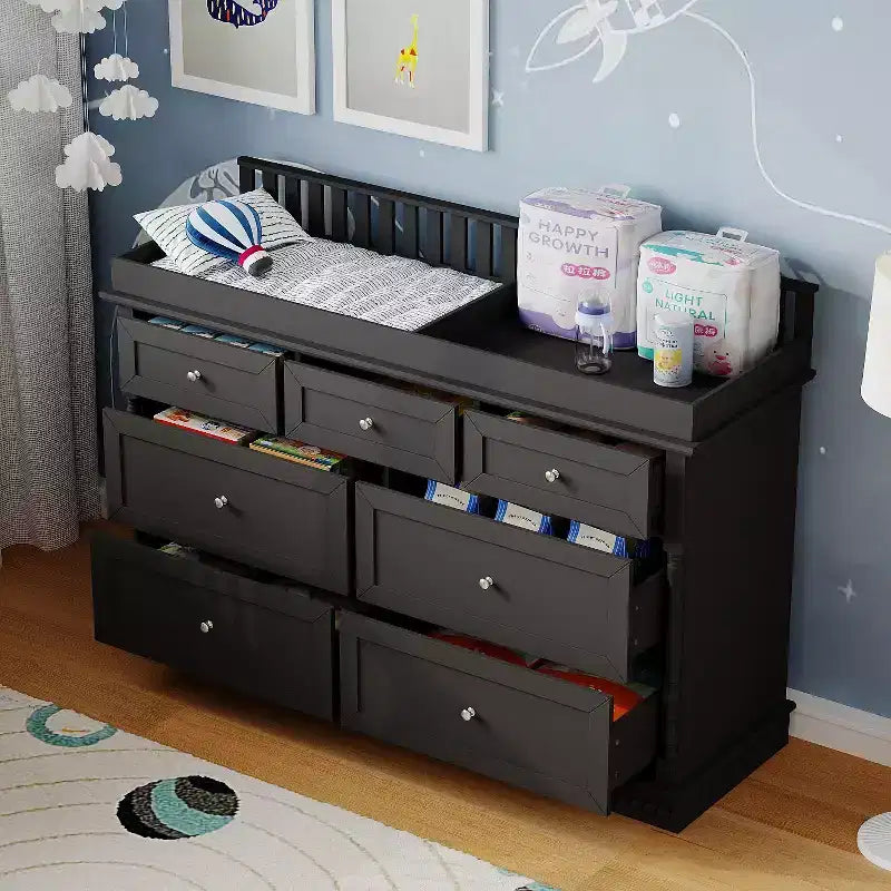 Fasciatoio e Cassettiera Versatile Famapy: Design Convertibile, Cassetti Spaziosi - Cresce con il Tuo Bambino