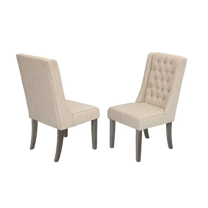 Set da pranzo allungabile Best Quality Furniture da 9 pezzi, in stile rustico grigio
